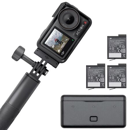 Cámara DJI Osmo Action 4 Adventure Combo 4K Dual Screen