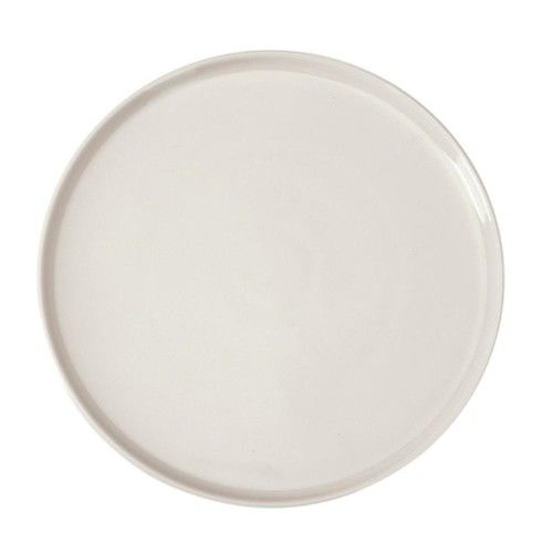 Set 6 Plato Playo Porcelana Carol 24 cm Línea Plana Blanco - Vista 2