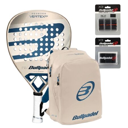 Pack Paleta Bullpadel Vertex W + Mochila + Accesorios