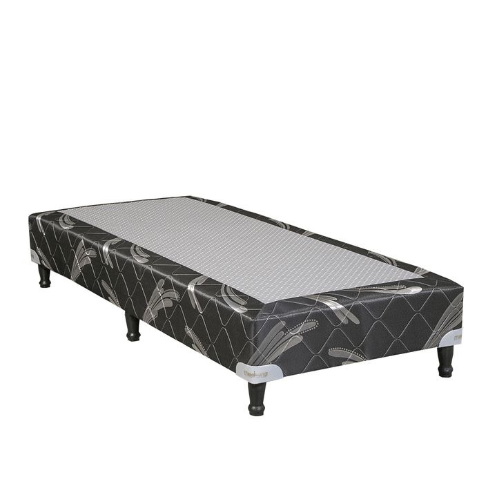 Sommier y Colchon Maxiking Brisas 1 Plaza 80x190x30cm Espuma de Alta Densidad Doble Pillow de Jackard - Vista 4