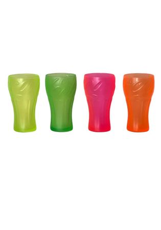 Vaso Vidrio Coca Cola Set X 8 Vintage Pasabahce