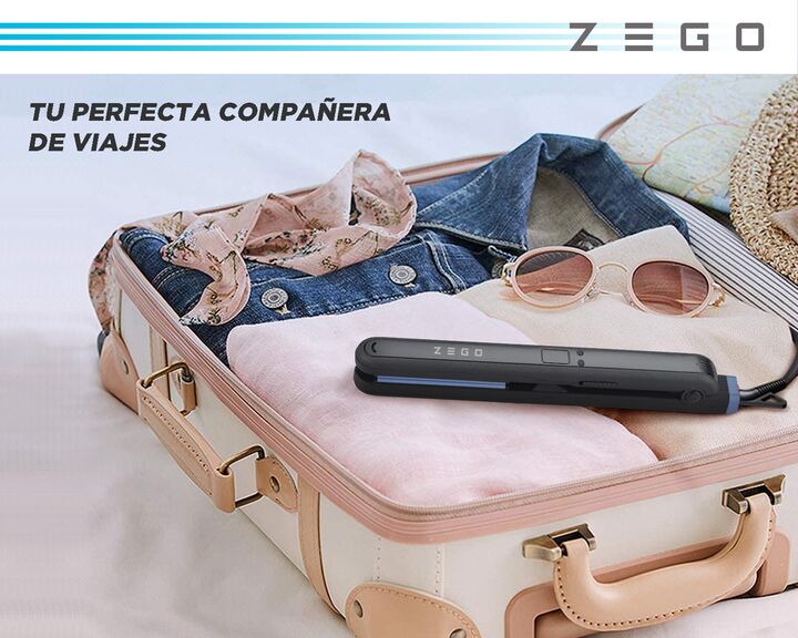 Planchita De Pelo Zego Ceramica Funcion Ion ZBP42 - Vista 3