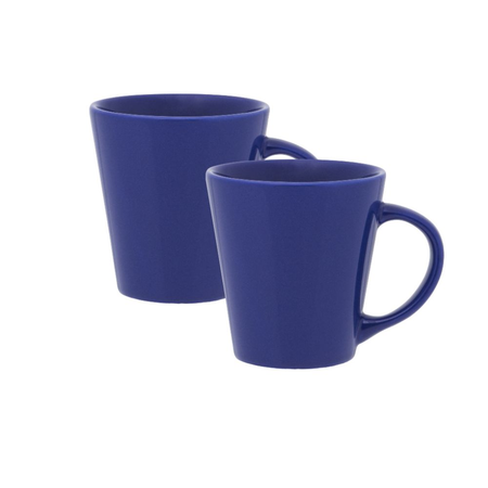 SET X2 JARROS MUG 250 CC CONICO DROP AZUL - OXFORD