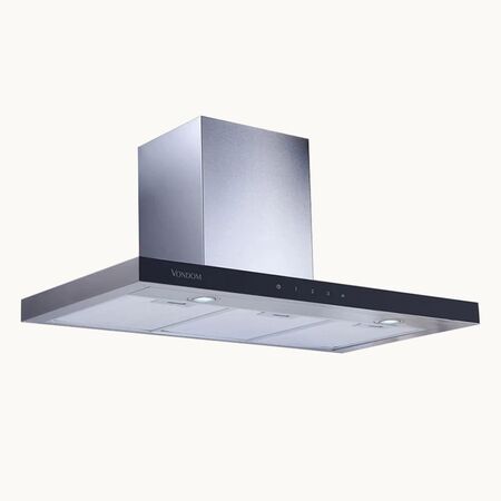 Campana De Pared Vondom Acero Inoxidable Frente Negro 90 Cm