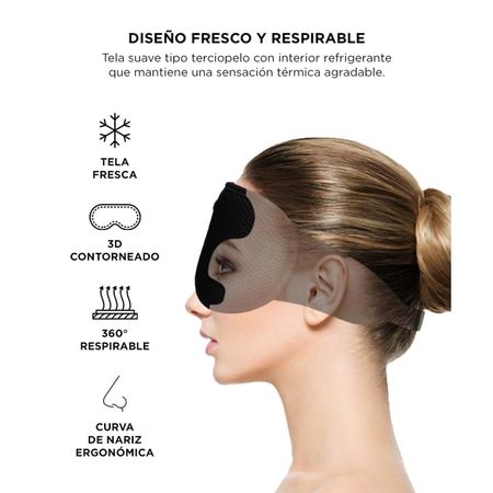 Auriculares Antifaz Para Dormir Gadnic AN2BT Refrigerante 