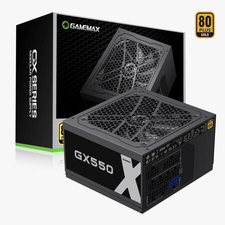 Fuente 550W Gamemax 80 Plus Gold GX-550