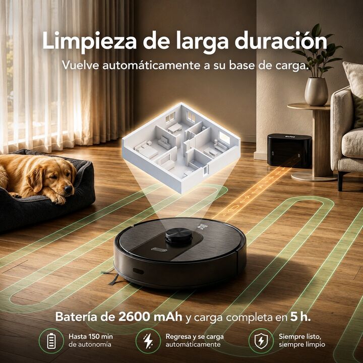 Aspiradora Robot Niza de Peugeot Smart Living - Vista 6
