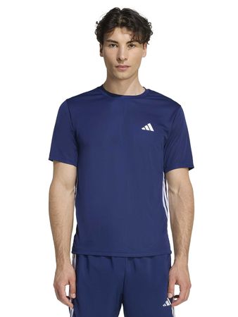 Remera Adidas Workout Essentials Base 3S Hombre Training Azul