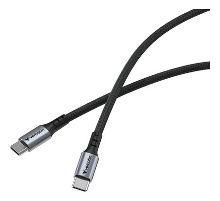 Cable De Carga Y Datos Usb-c Verbatim 31859 60w 120cm Negro