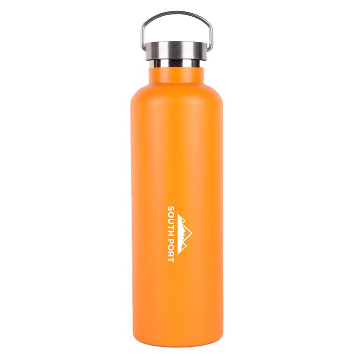 Botella Naranja South Port Térmica Deportiva 750ml Acero Inoxidable - Vista 1