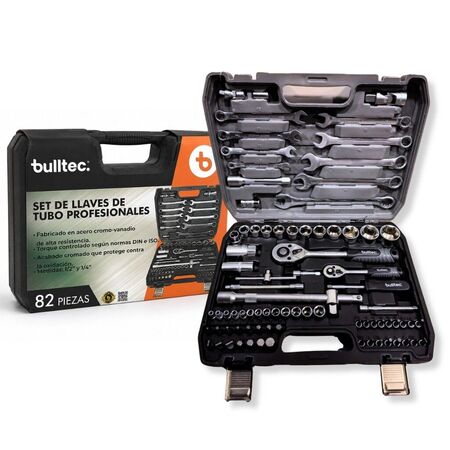 Set de Llaves Tubo 82 Piezas BULLTEC BT0082
