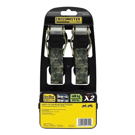 Cincha Amarre Crossmaster 408 Kg x2 Camuflada