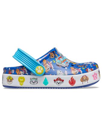 Zuecos Crocs Paw Patrol Off Court Court Kids Niños Moda Azul