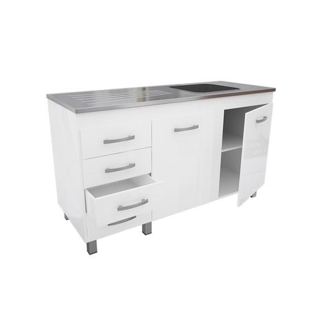 BAJO MESADA ORLANDI 611 PREMIUM 1.40 2P 4C BLANCO