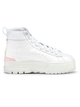 Zapatillas Puma Mayze Mid Binding Sportstyle Mujer Moda Blanco
