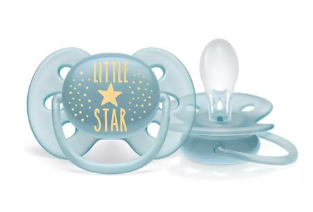 Chupete Ultra Soft Deco Philips Avent Little Star (Scf528/01)