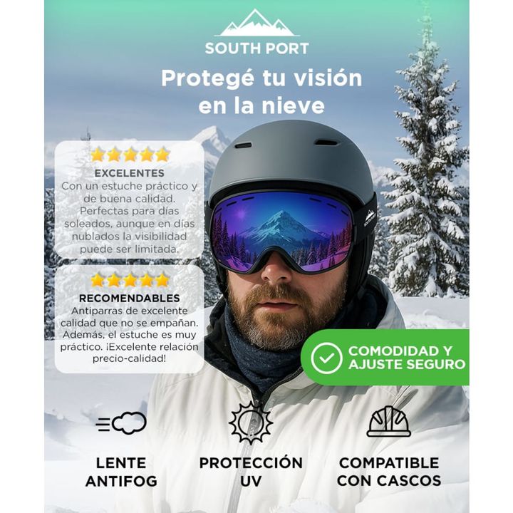 Antiparra Gadnic A3GO Para Ski Snowboard - Vista 2