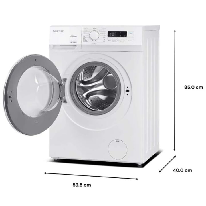 Lavarropa Carga Frontal 6.5 Kg Blanco 1200 Rpm Inverter Smartlife Sl-wm26I0651200w - Vista 3