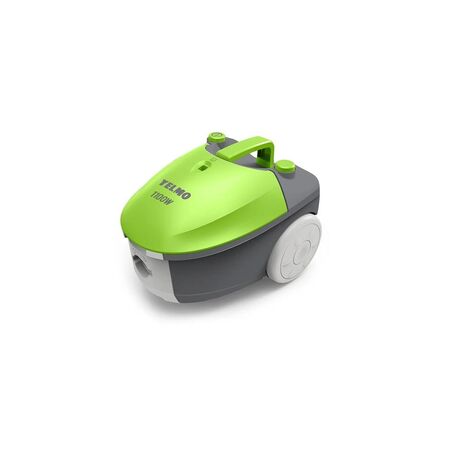 ASPIRADORA CON BOLSA YELMO AS-3210 1100 WTS 2.5 LITROS BLANCA Y VERDE