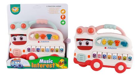 Ambulancia Piano Con Luz Y Sonido 2226566 Shine
