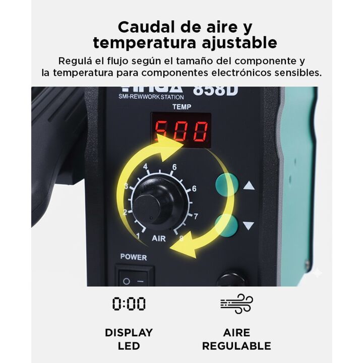 Estacion De Soldado Yihua 858D Profesional - Vista 4