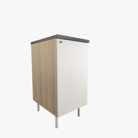 MODULO BAJOMESADA JOUMELA DE 40 1 PUERTA COCO BOLO  / BLANCO