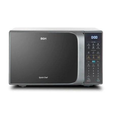 Microondas BGH B223DS20I 23 Litros 800W Grill Bifuncion Plata