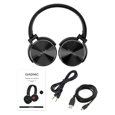 Auriculares Bluetooth Gadnic A122 Manos Libres Inalambrico Negro
