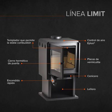 Calefactor Bosca a lena Limit 380