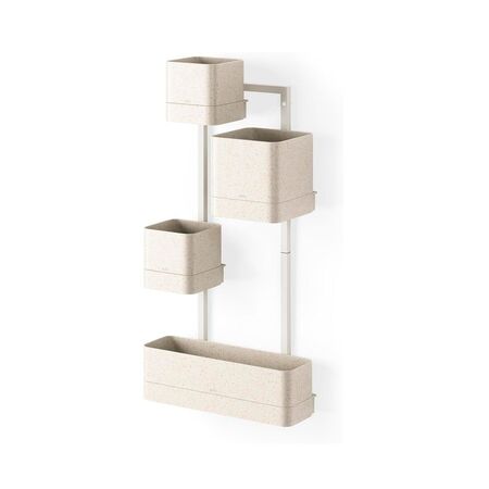Set Maceteros De Pared Umbra Cubiko Decorativo