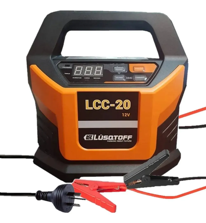 Cargador Para Vehiculos Inteligente 12v Lusqtoff Lcc-20 20a