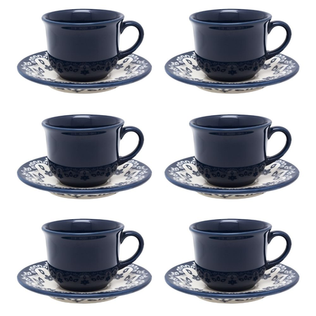 Energy - Set X 6 Taza De Te 200Cc Con Plato Oxford