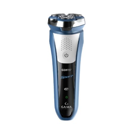 AFEITADORA INALAMBRICA GA-MA GSH-987 SPORT 3 CABEZALES FLOTANTE USB 60 MINUTOS DE AUTONOMIA