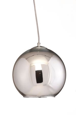 Colgante Globo S 1 Luz 15Cm Base Redonda E27 Cromo