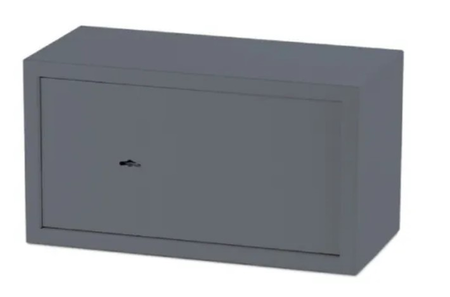 Cofre Tesoro Caja Fuerte Hotel Roica Cerradura Llave 1618 Gris