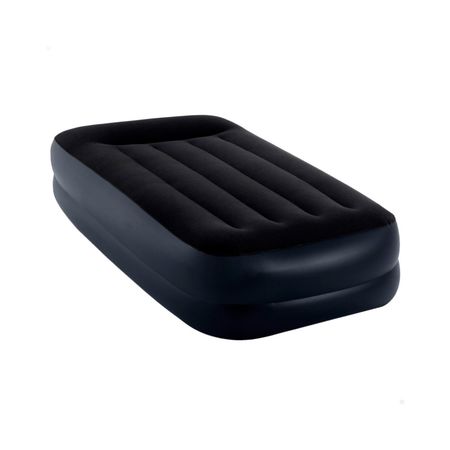 Colchón Inflable Eléctrico Intex Dura-Beam Raised Somier 1 Plaza 23733/0
