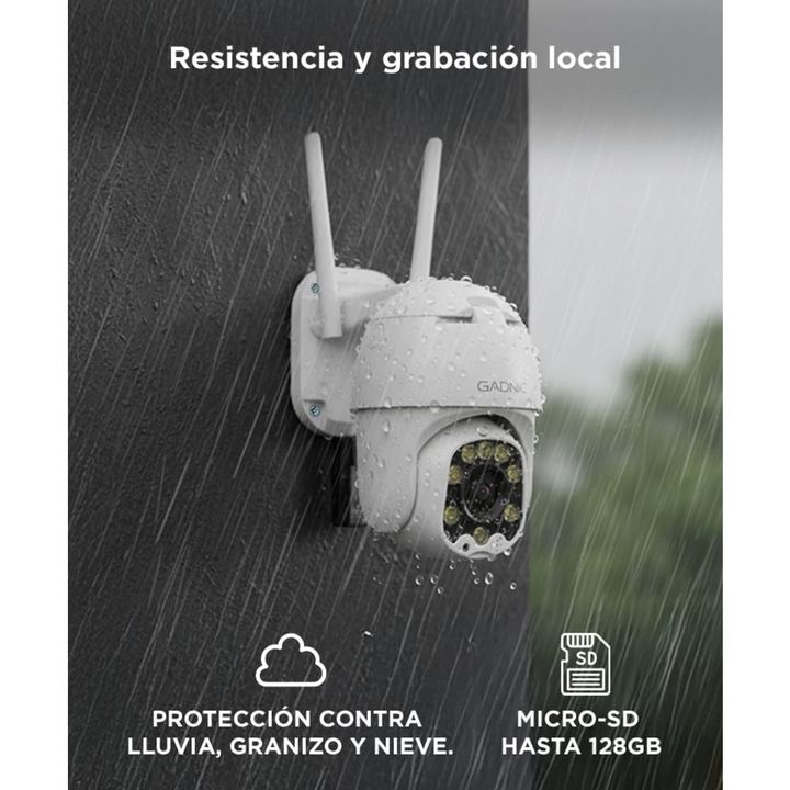 Cámara De Seguridad Gadnic DM300W IP WIFI Para Exteriores 1080P Visión Nocturna - Vista 5