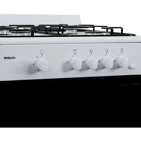 Cocina Philco Multigas 56cm Blanca Horno con Visor Luz PHCM56BL