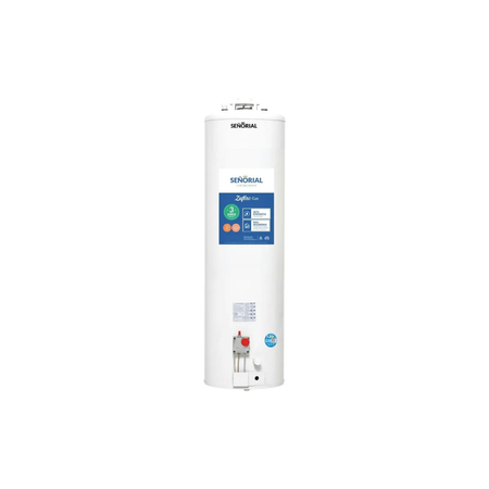 TERMOTANQUE SEÑORIAL 120 LTS LINEA A GAS DE PIE CARGA SUPERIOR