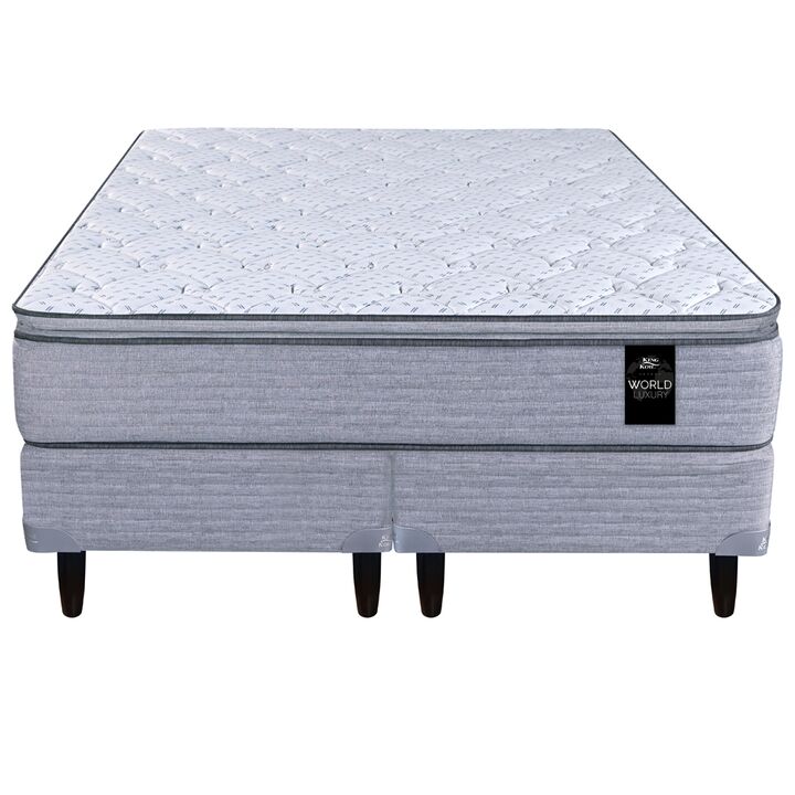 Colchon y Sommier King Koil Kensington Super Queen 160x200x27 Resortes Pocket y Pillow Firme - Vista 1