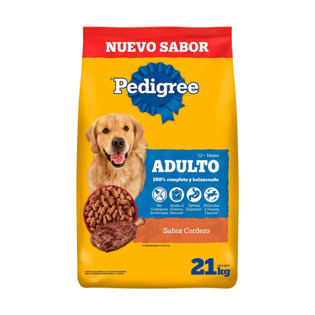 Pedigree Sabores Cordero Alimento Para Perros Adultos 21K