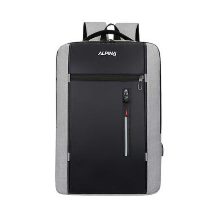 Mochila Porta Notebook 17 Con Carga Usb Alpina 1327