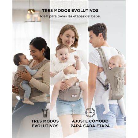 Mochila Porta Bebe Gadnic Ergonomica 20kg 3 en 1