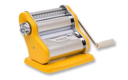 Fabripasta Familiar Con Accesorio Raviolero Amarillo Pastanova