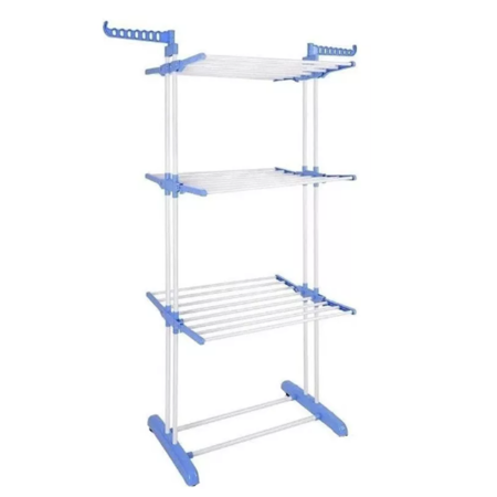 Tender Vertical Plegable 3 Niveles Con Ruedas Hogar Actual