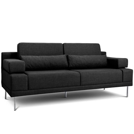 Sillon 2 Cuerpos Verona Tela Aspen Topo Antimanchas Espacity