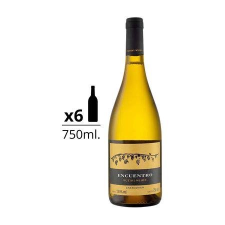 Vino Blanco Rutini Encuentro Chardonnay Caja x 6