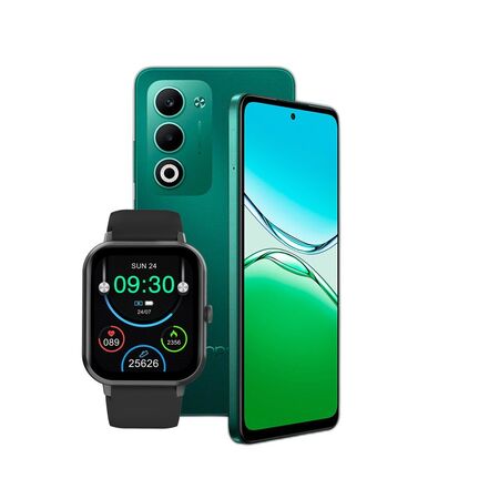 Combo Oppo A5 4G 4+256GB Verde + Smartwatch Dekkin 1.83" IP67