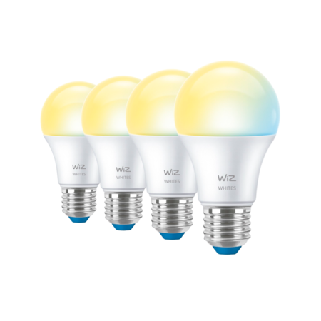 Lampara Led Inteligente Foco Wiz 8w Luz Fría Y Cálida X4 Un