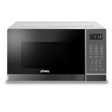 MICROONDAS DIGITAL ATMA DE 20 LITROS PLATEADO